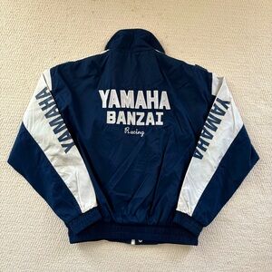 Vintage Yamaha Banzai Racing Blue Jacket